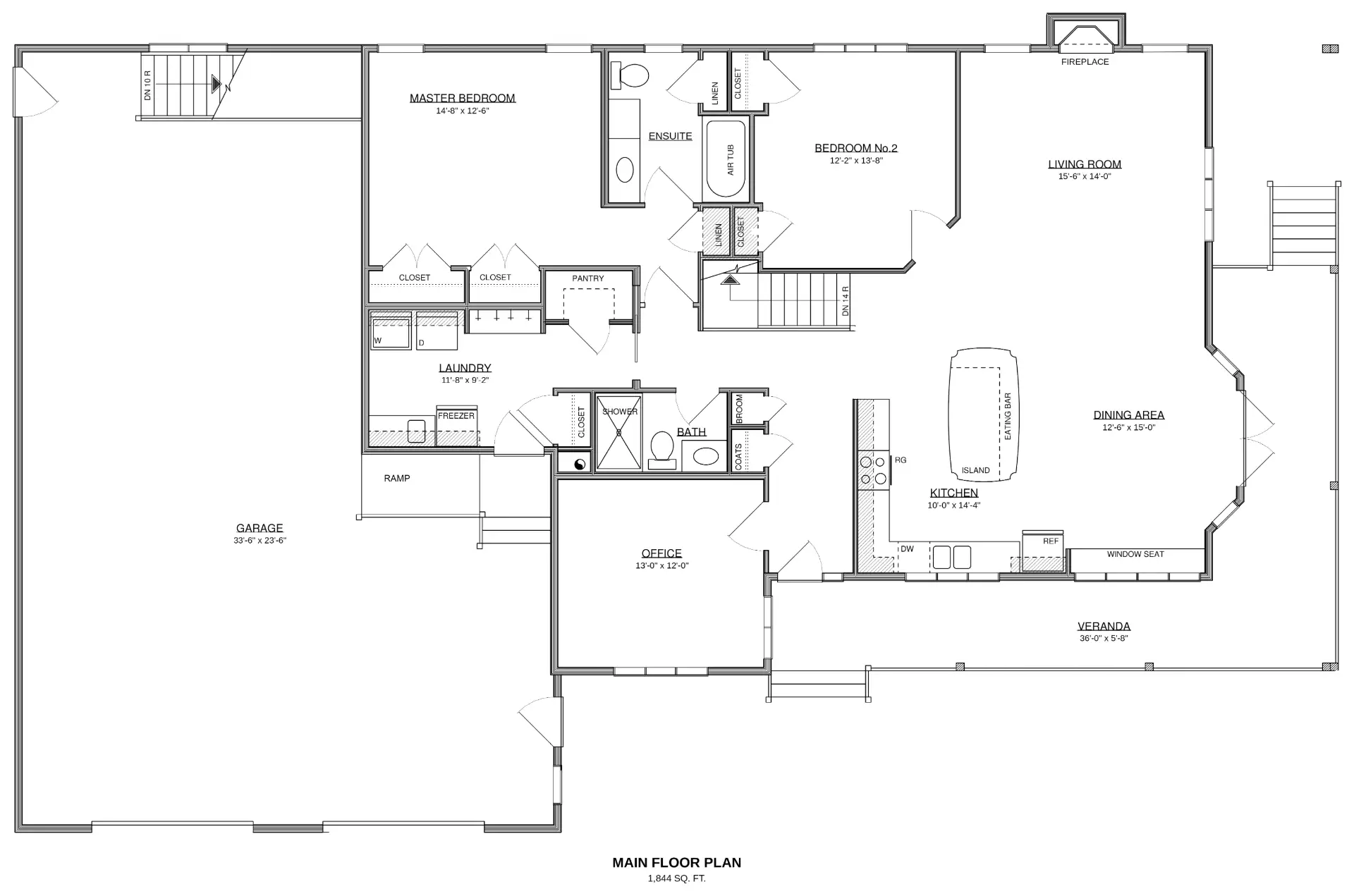 Plan No. 2572 floorplan 1