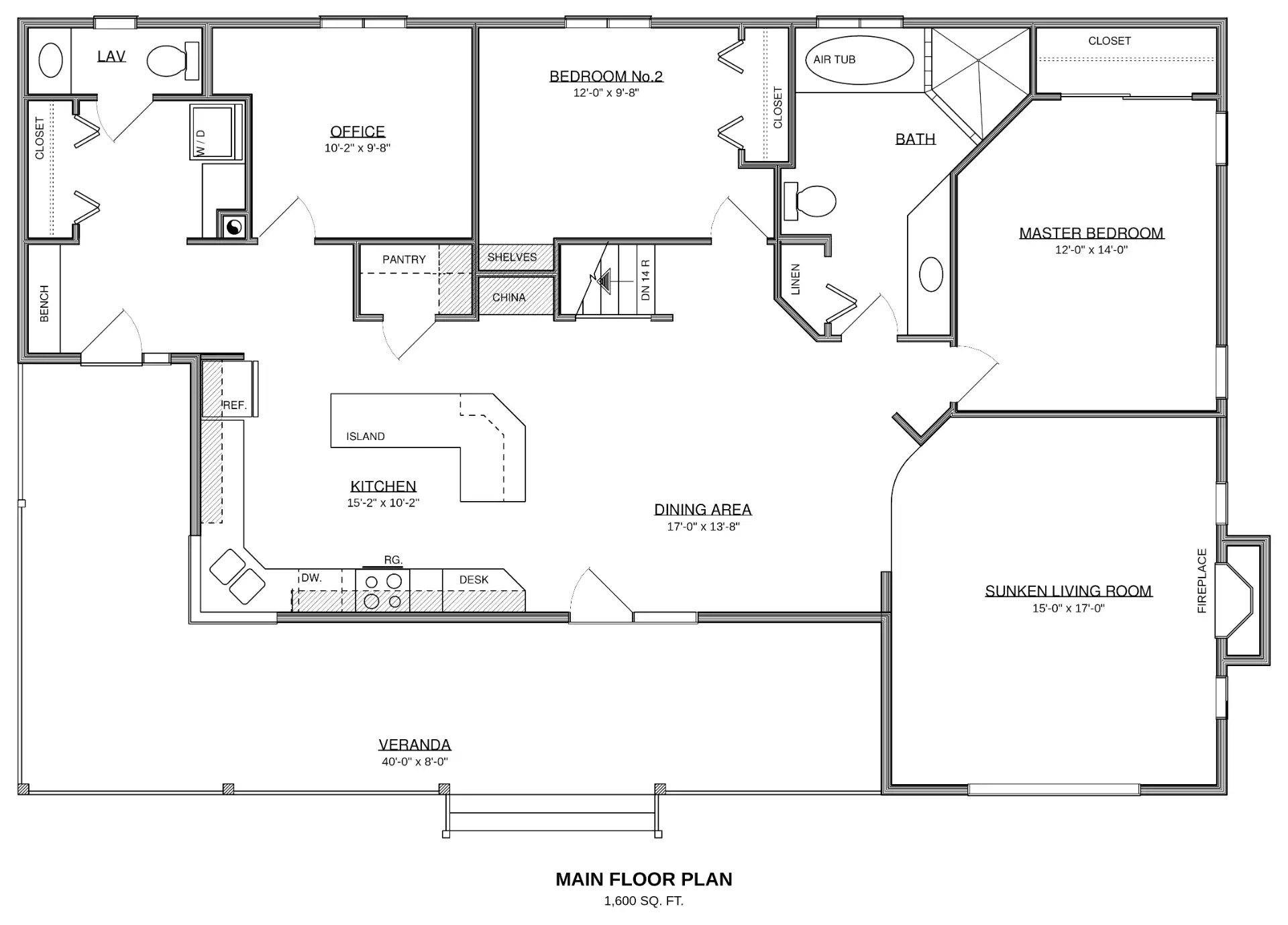Plan No. 940 floor plan sheet 1