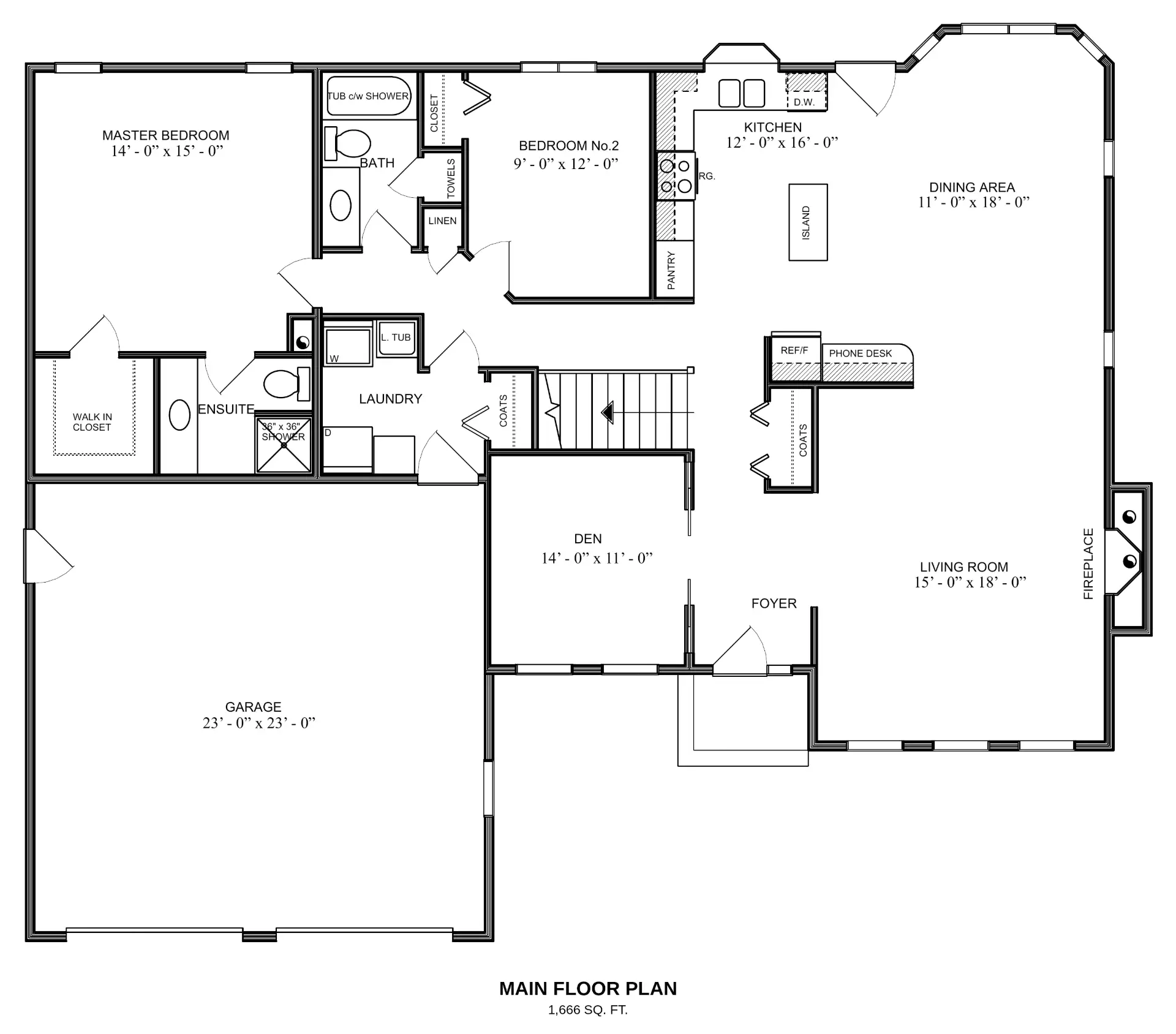 Plan No. 500 floor plan sheet 1