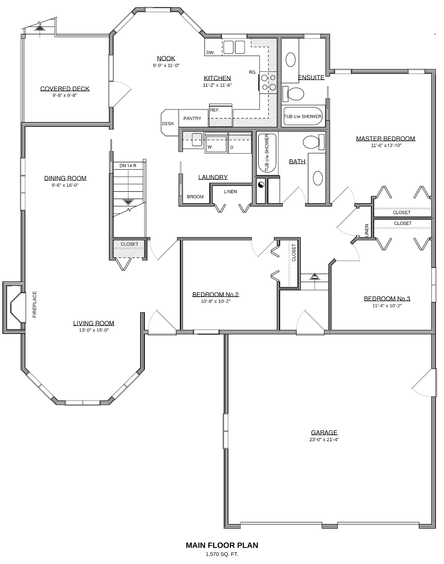 Plan No. 529 floor plan sheet 1
