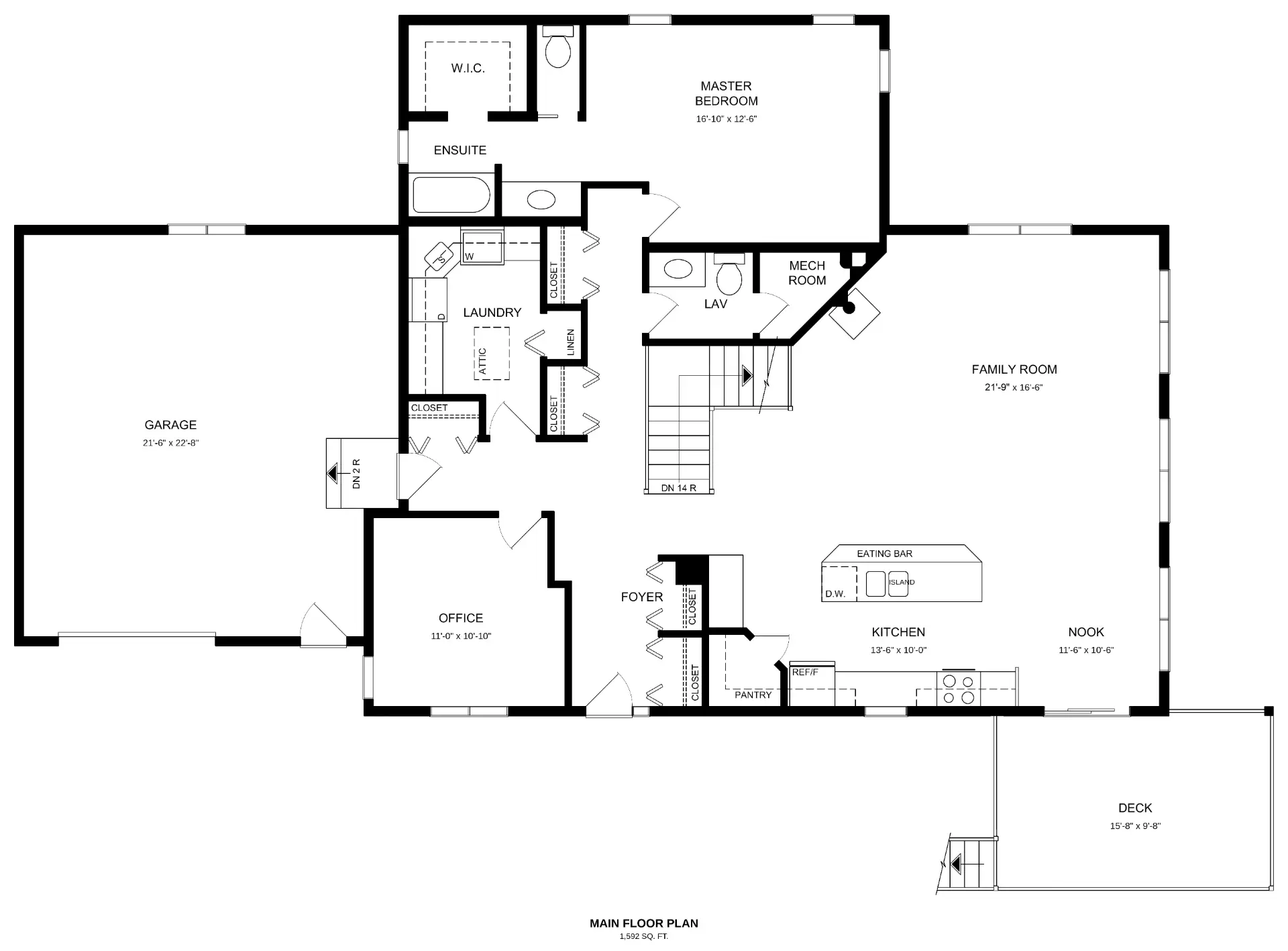 Plan No. 647 floor plan sheet 1