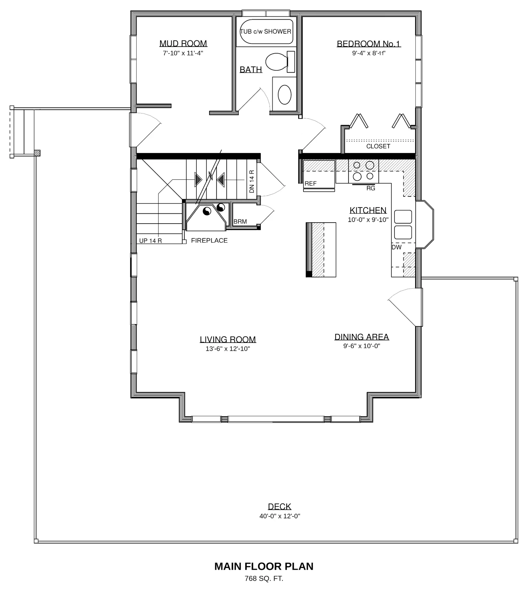 Plan No. 645 floor plan sheet 1