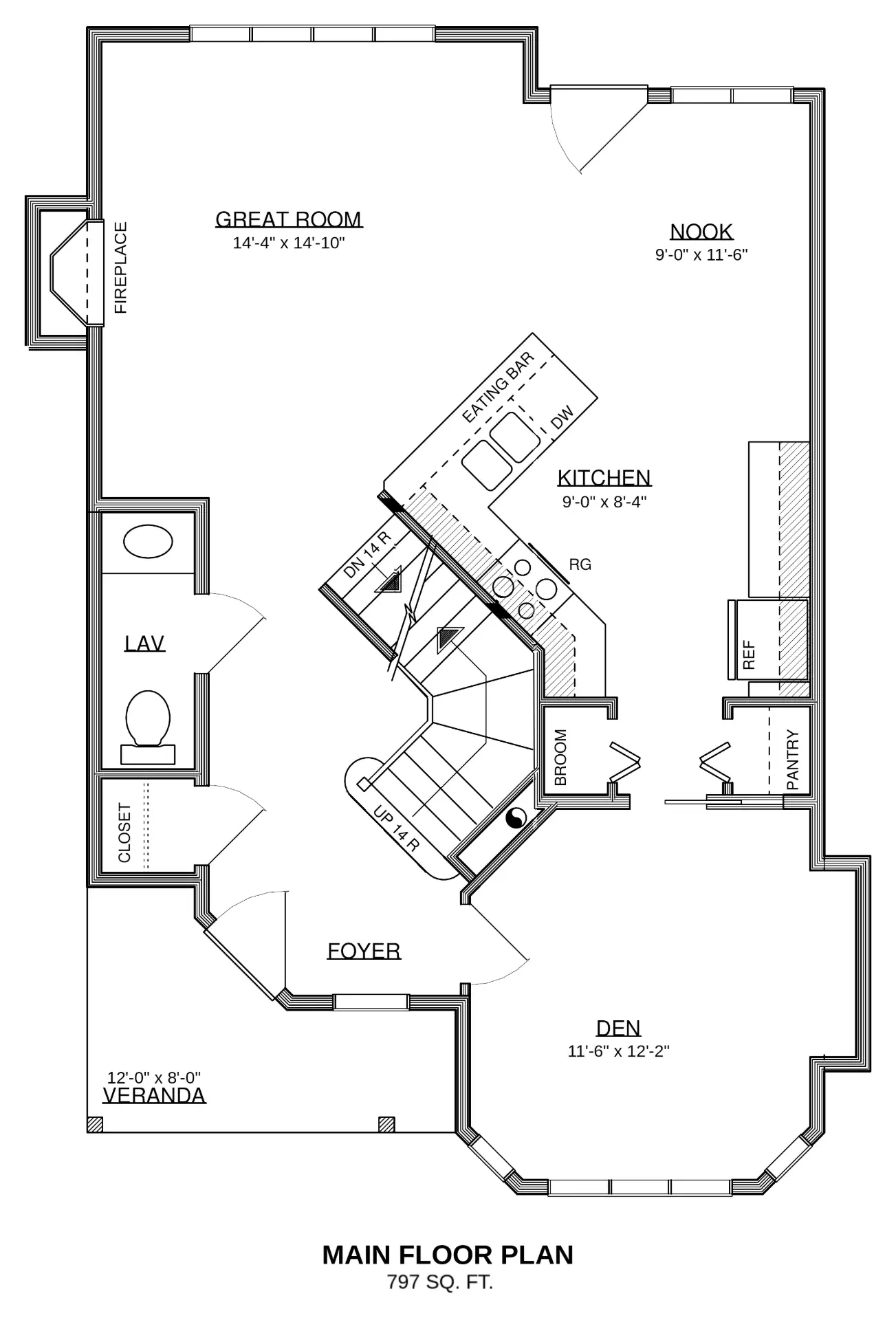 Plan No. 2506 floorplan 1